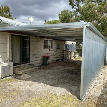 Stratco Sanctuary Zinc Carport